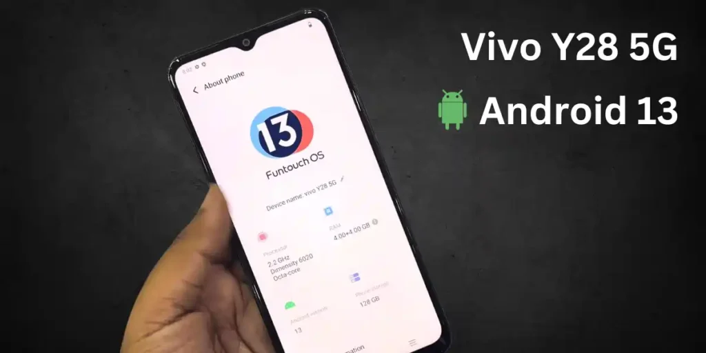 Vivo Y28 5G Run On Android 13