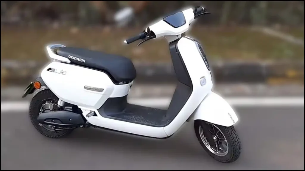 Okinawa Lite Electric Scooter On Road Image